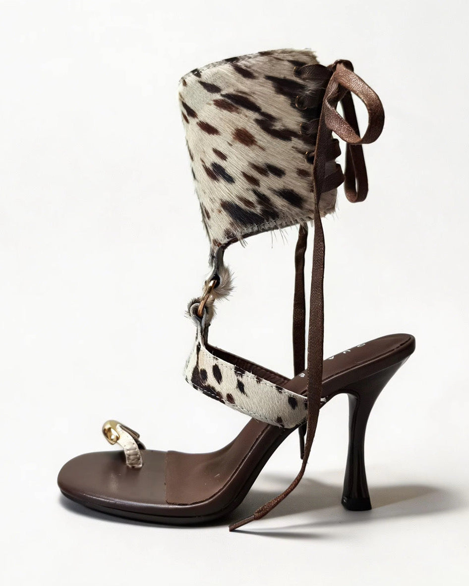 Isla | Cow Print Calf Hair